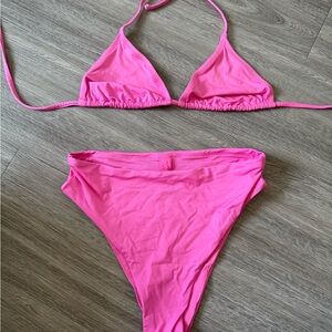 SKIMS Pink Bikini Set